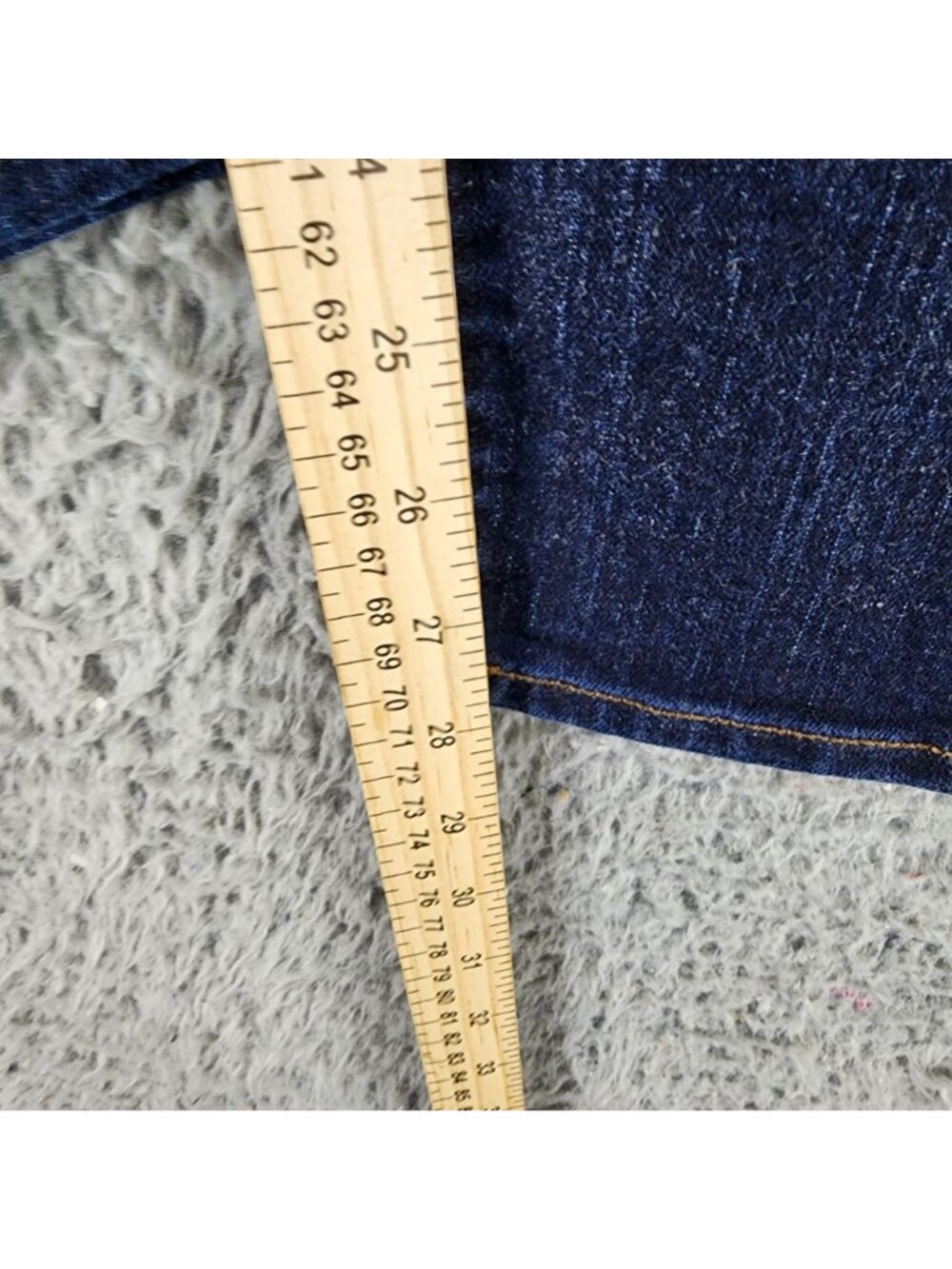 Old Navy Jeans Womens 6 Short Blue Stretch Denim Curvy Skinny - Picture 6 of 11